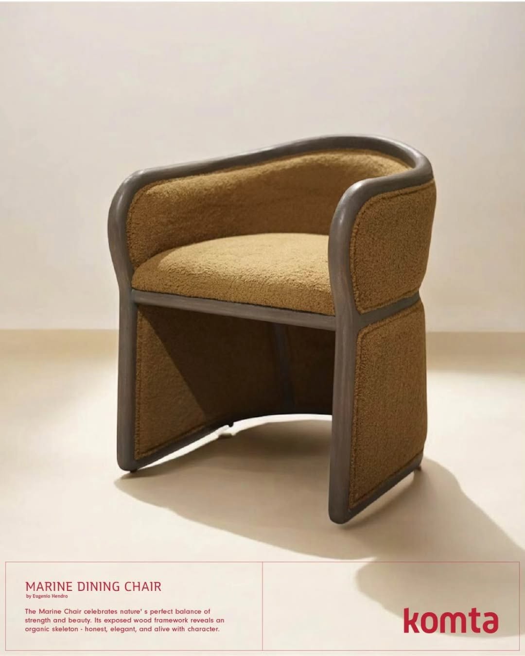 Komta Marine dining chair product campaign